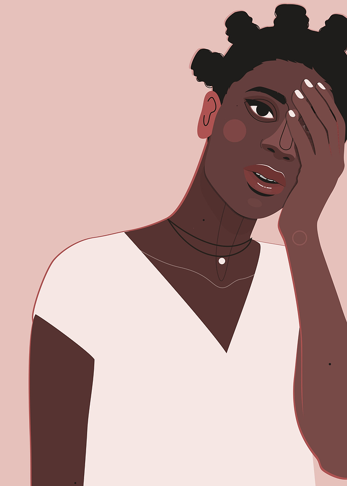 Set of illustrations based on the same colour pallet- s ...