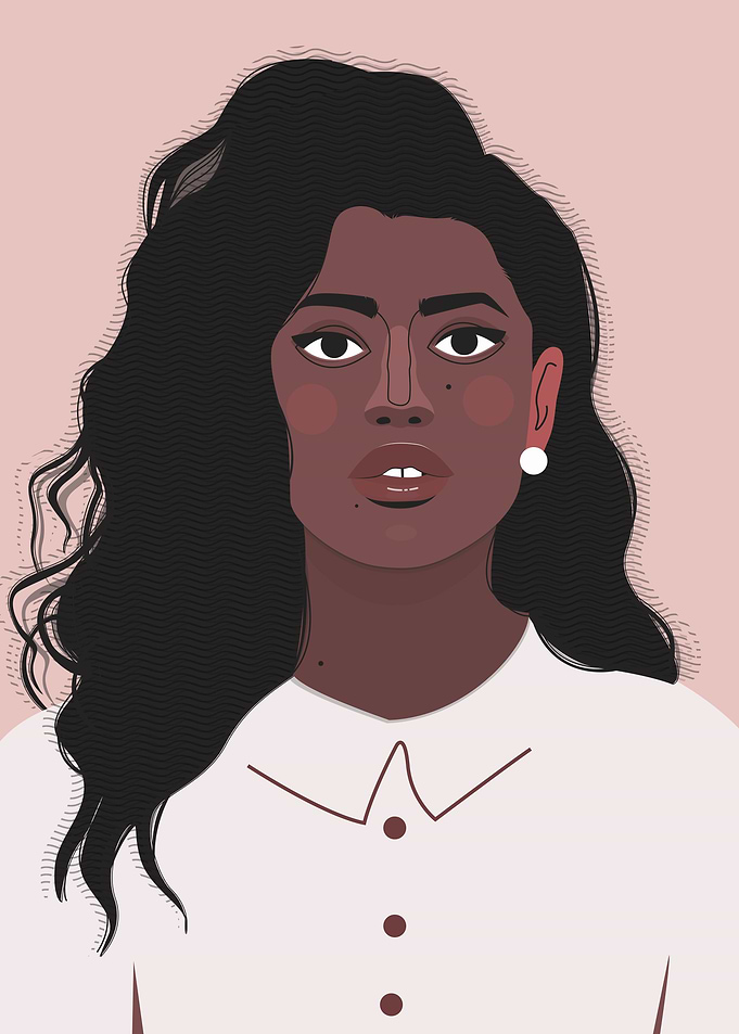 Set of illustrations based on the same colour pallet- s ...