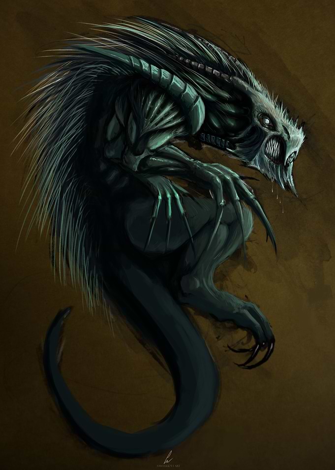 This is a creature of my own design using references fr ...