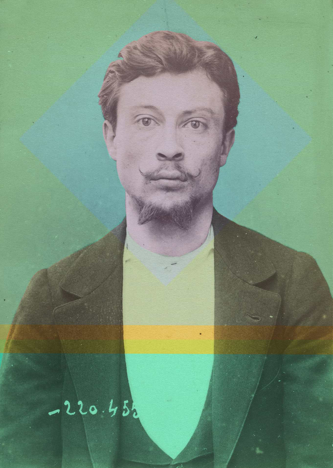 Sometimes colours tell stories. Vintage photos with a f ...