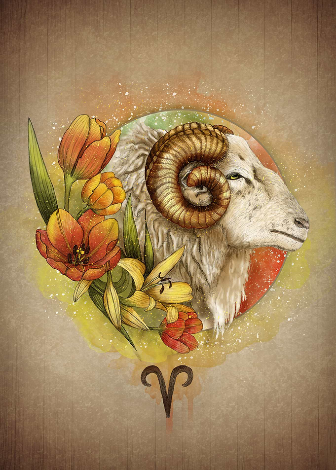 Aries (♈) (meaning 'ram') is the first astrological sig ...