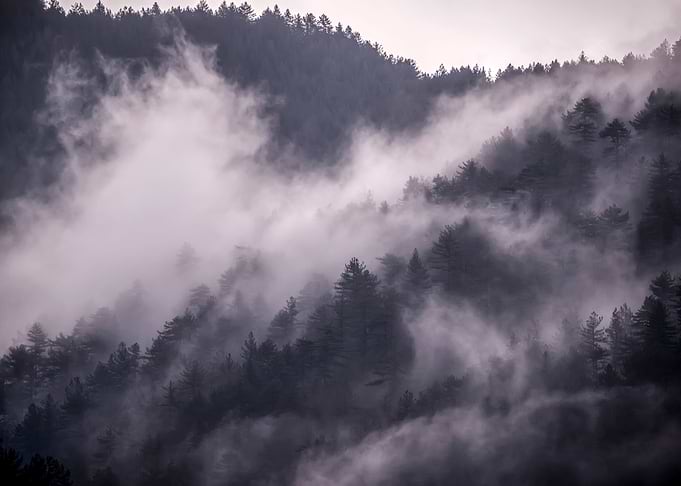 A new day in Bosnia mountains