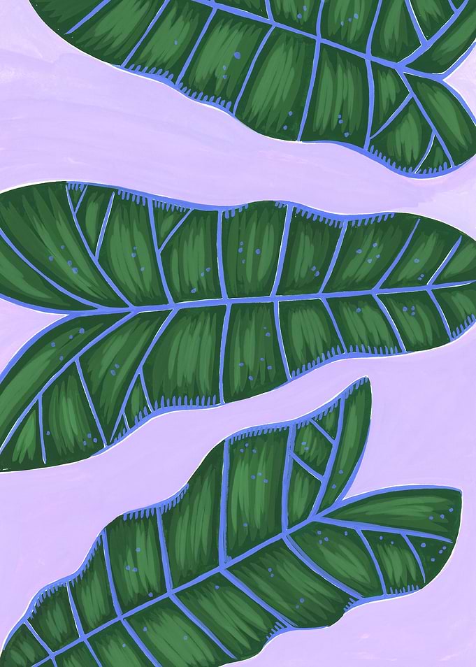 tropical leaves