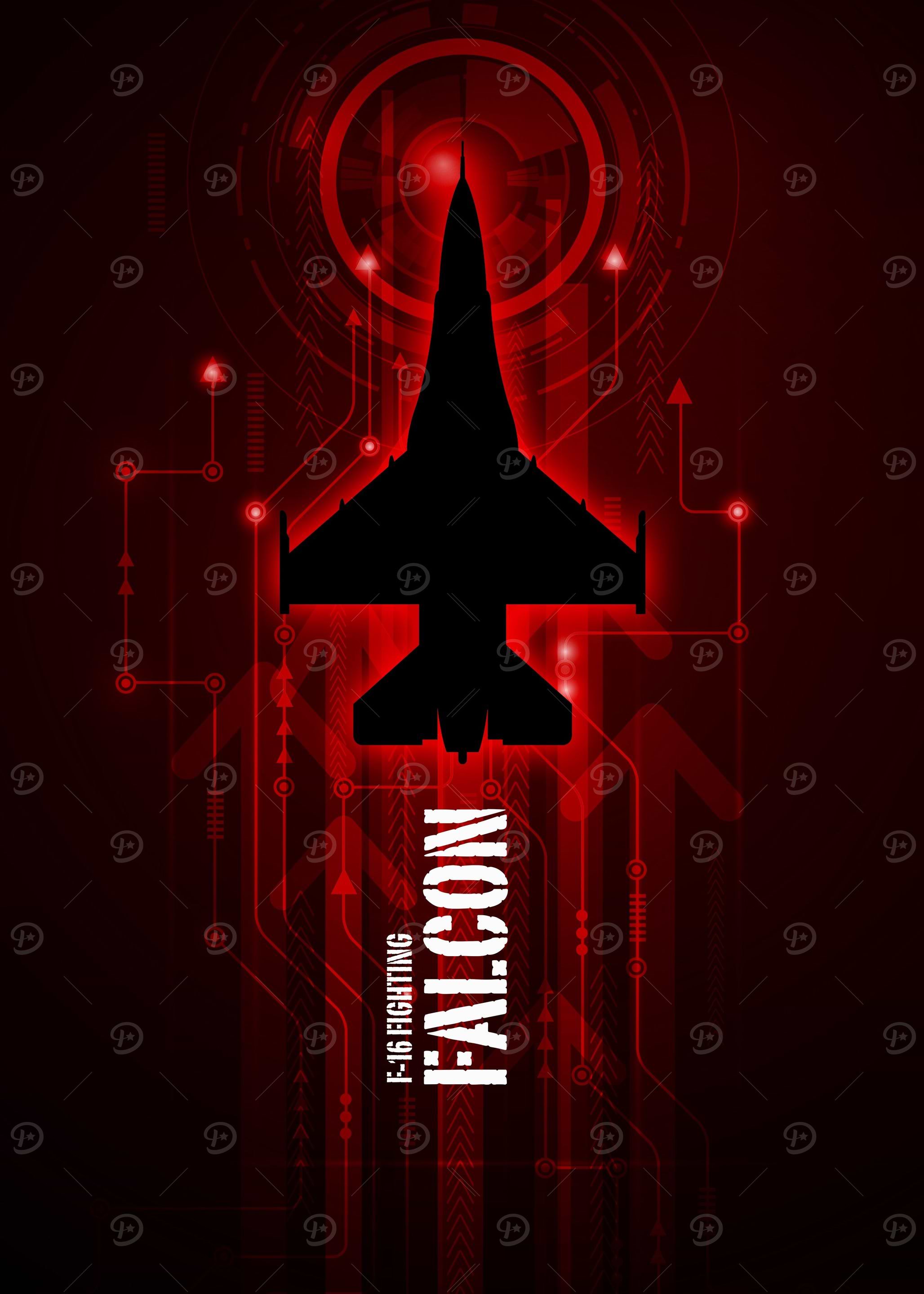 F-16 Fighting Falcon digital art work