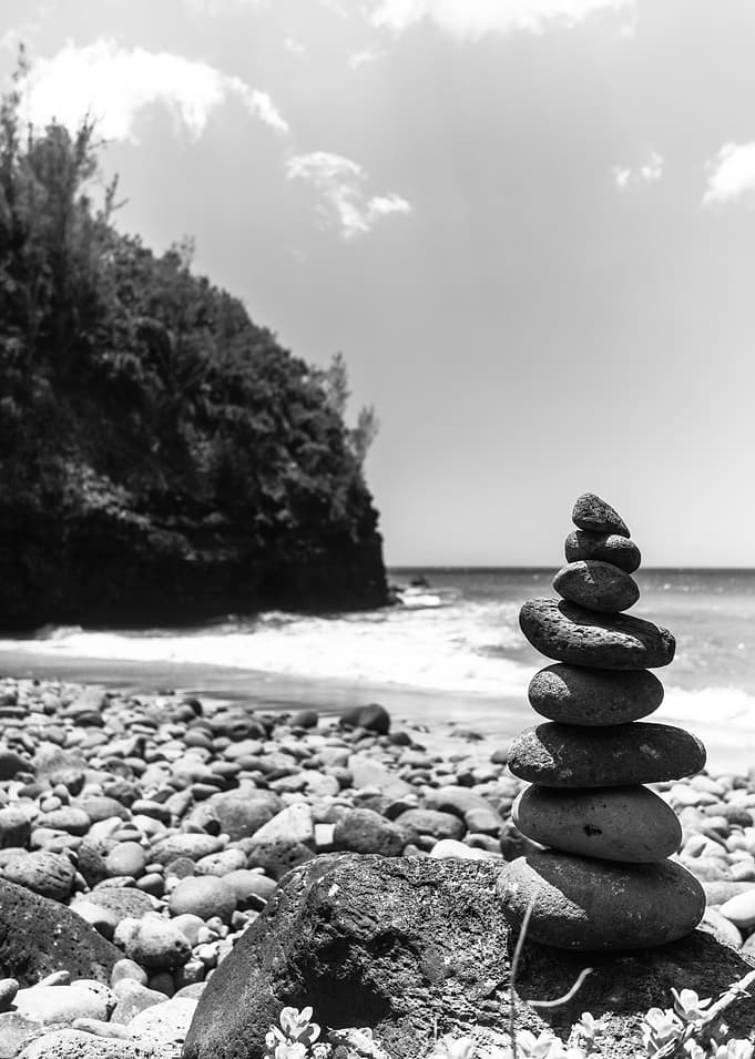 The Rocks on the Beach