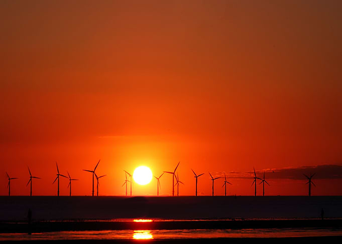 Irish Sea Wind Farms at S
