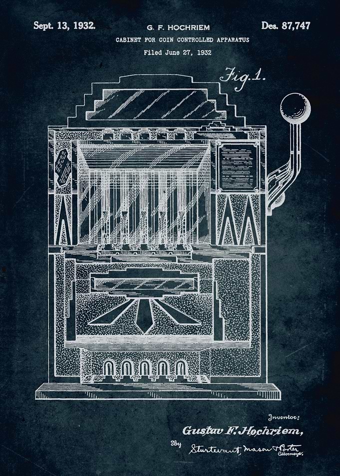 No224 - 1932 - Cabinet for coin controlled apparatus - ...