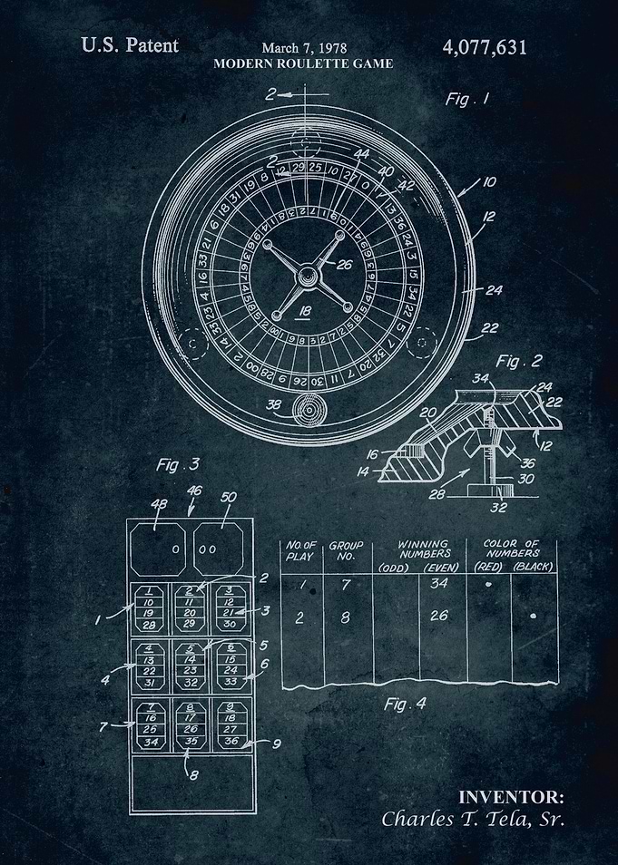 No225 - 1978 - Modern roulette game - Inventor Charles ...
