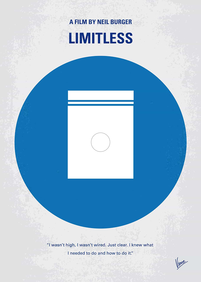 No828 My Limitless minimal movie poster With the help ...