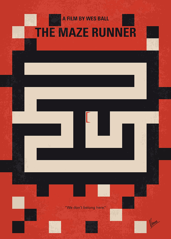 No837 My The Maze Runner minimal movie poster Thomas i ...