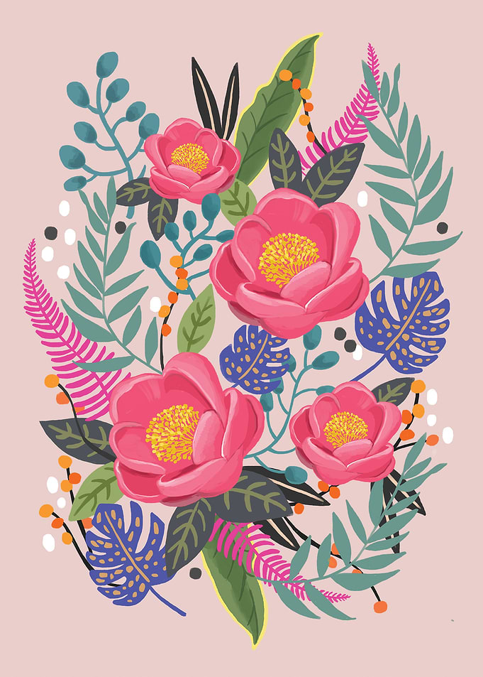 This is one of Secret Flower Garden Collection. Title i ...
