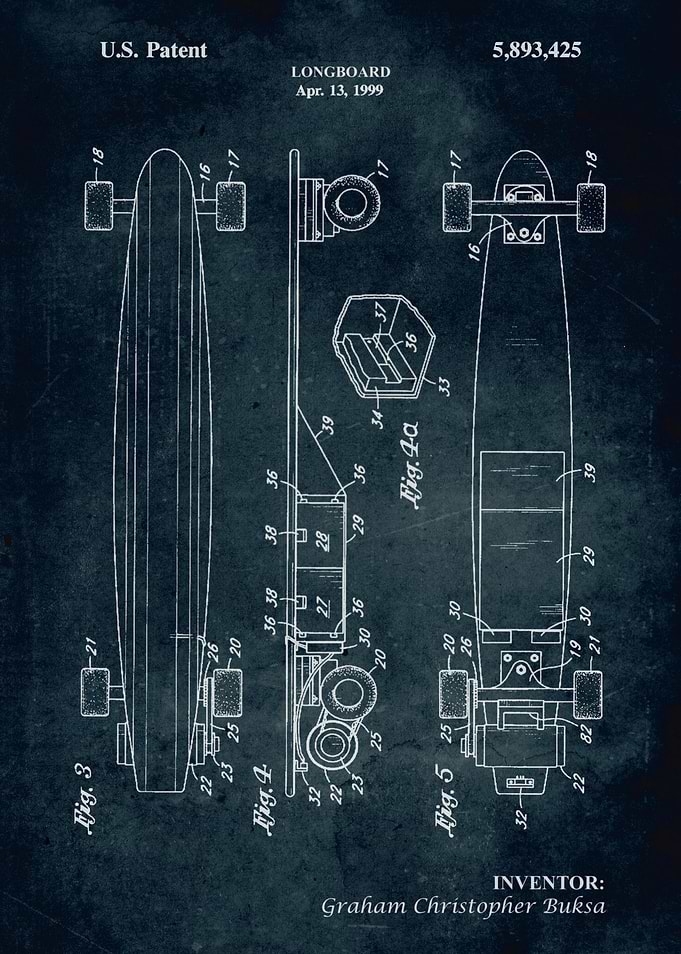 No236 - 1999 - Longboard - Inventor Graham Christopher ...