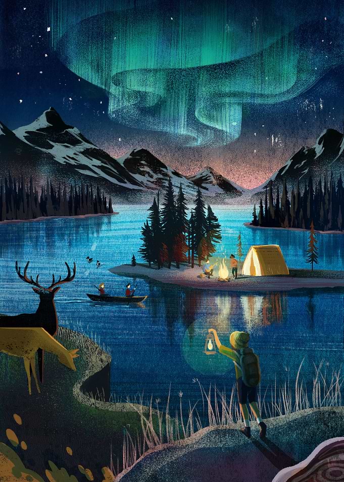 Night of Canadian nature.