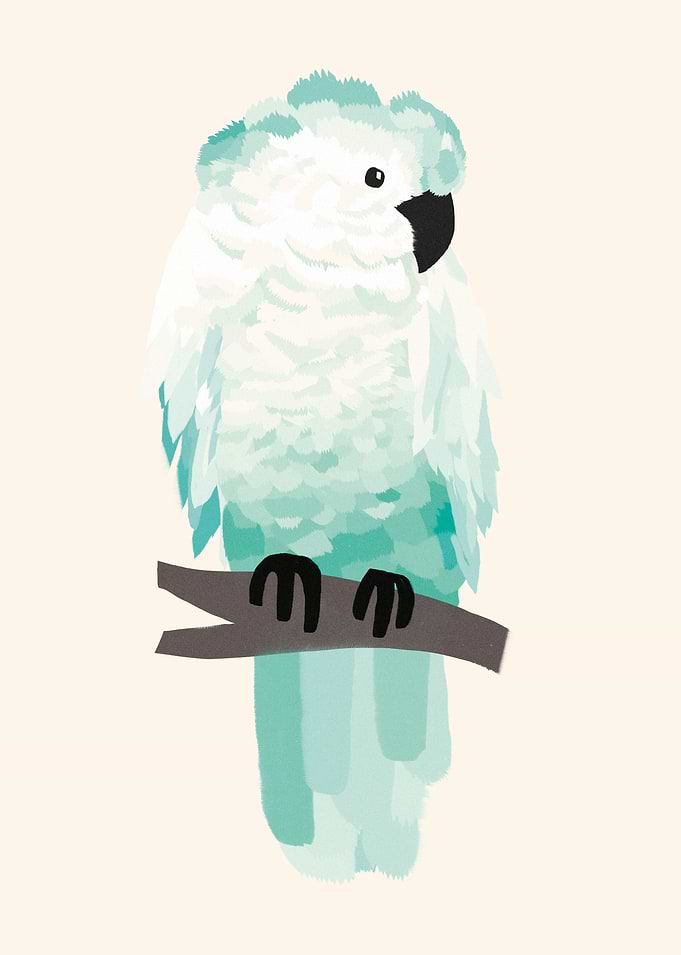 Green cockatoo
