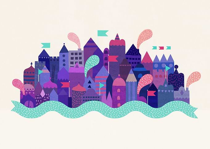 Purple city
