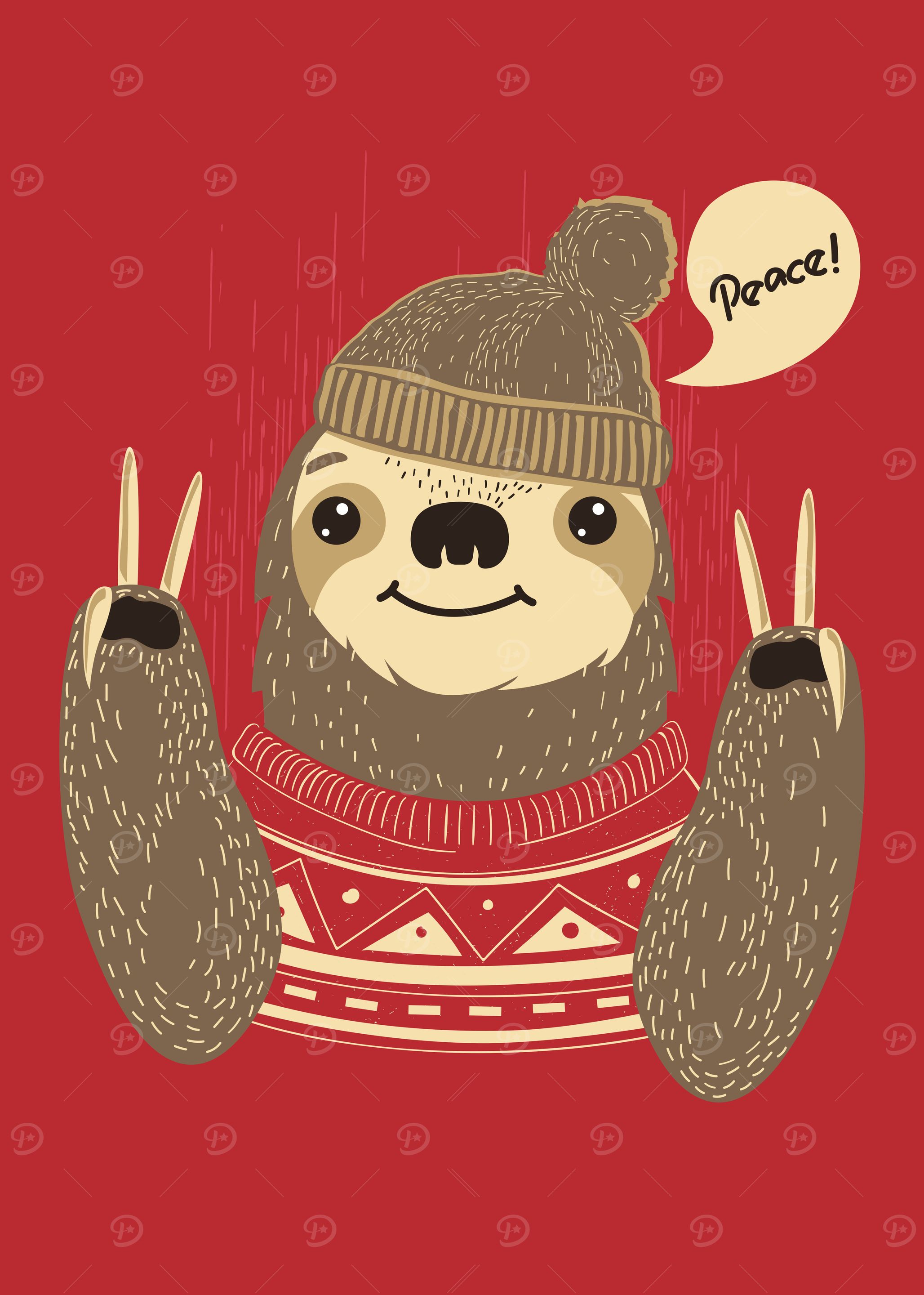 Anthropomorphic Sloth