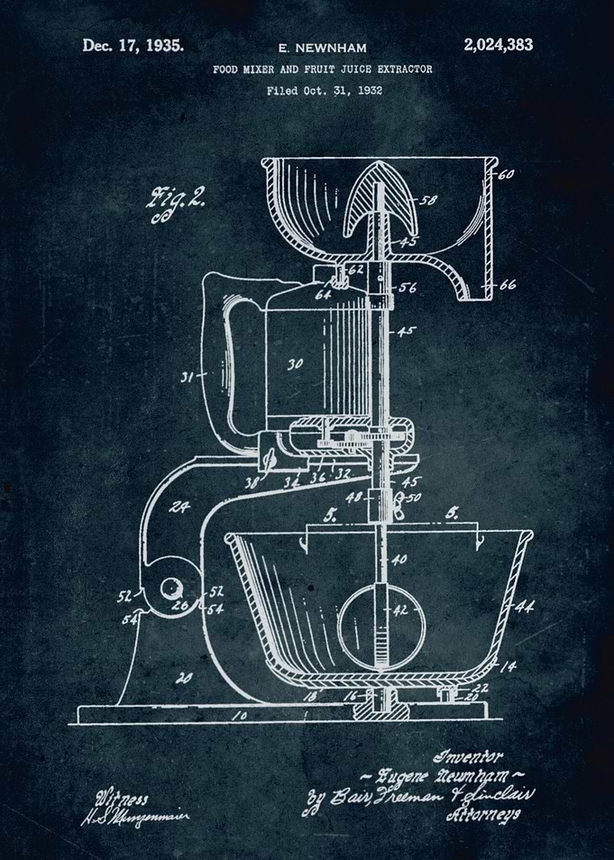 No254 - 1932 - Food mixer and fruit juice extractor - I ...