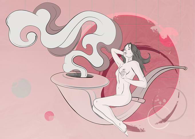 The Woman on the Smoking Pipe