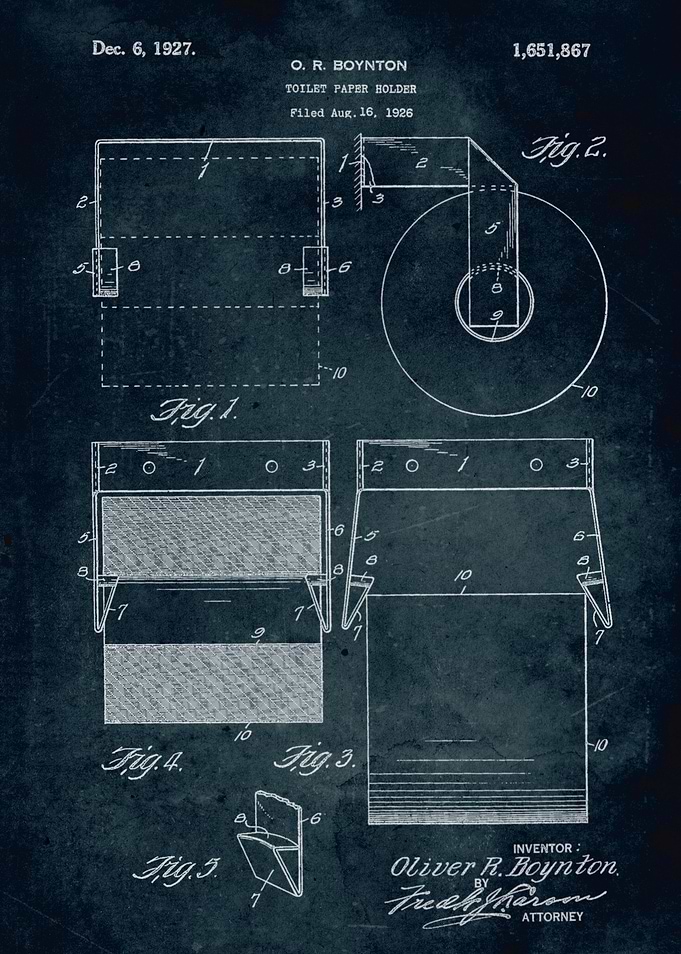 No274-1926-Toilet paper holder-O. R. Boynton
