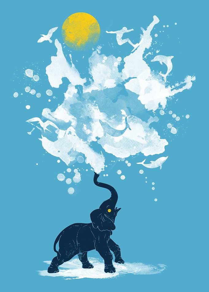 Summer Splash (Blue)