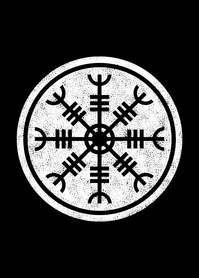 The Helm of Awe Viking Symbol