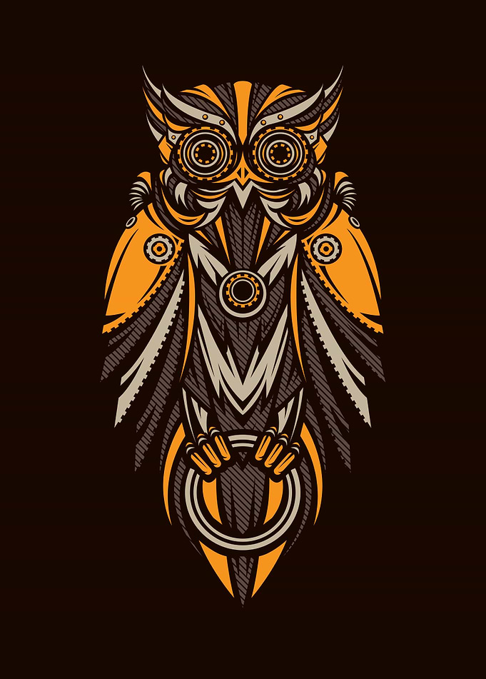 Steampunk Owl