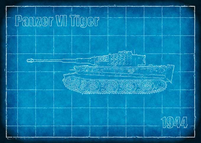 Panzer VI Tiger tank by J.P. Voodoo
