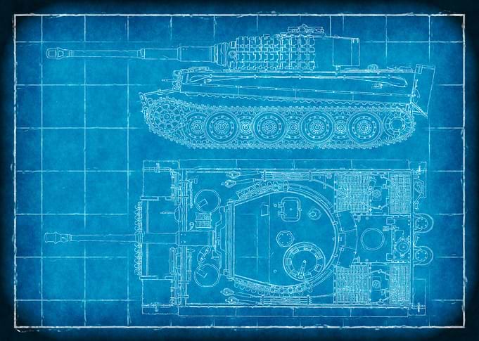 Panzer VI Tiger tank by J.P. Voodoo