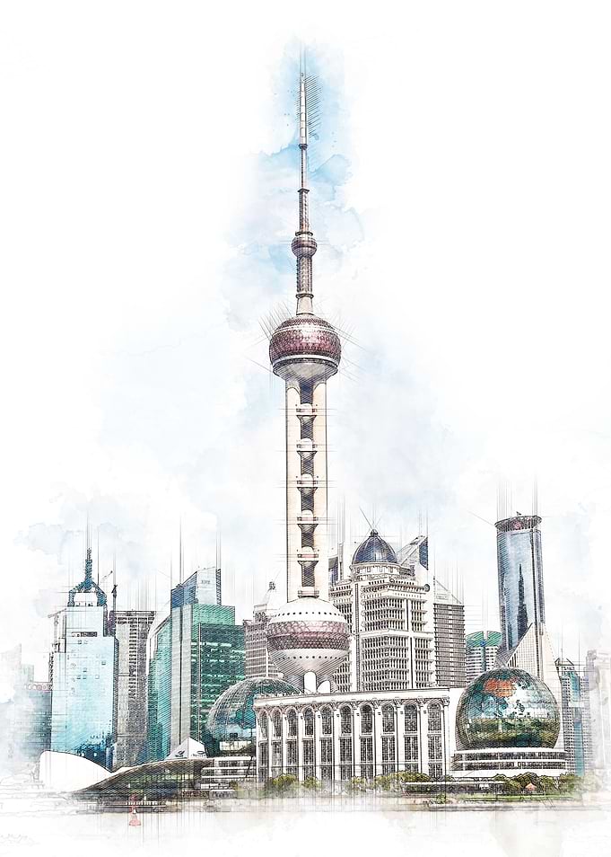 Oriental Pearl Tower Shanghai China