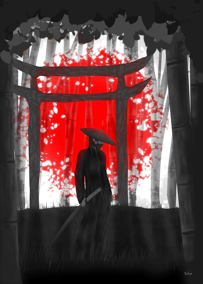 Blood sun garden.