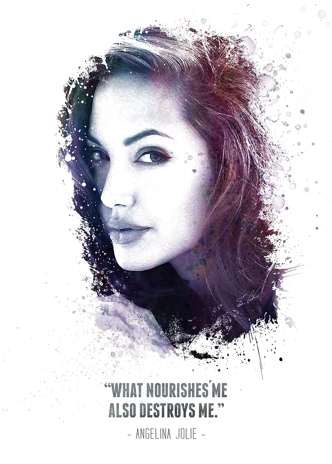 The Legendary Angelina Jolie and her quote.
