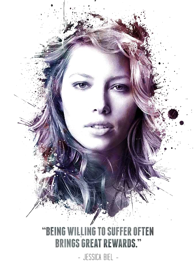 The Legendary Jessica Biel and her quote.