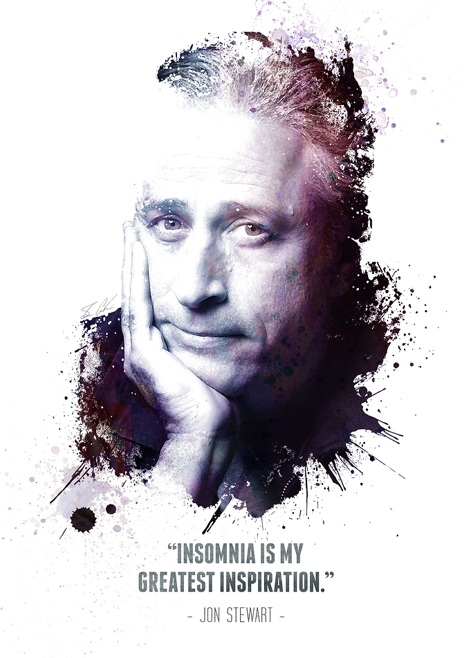 The Legendary Jon Stewart and his quote.