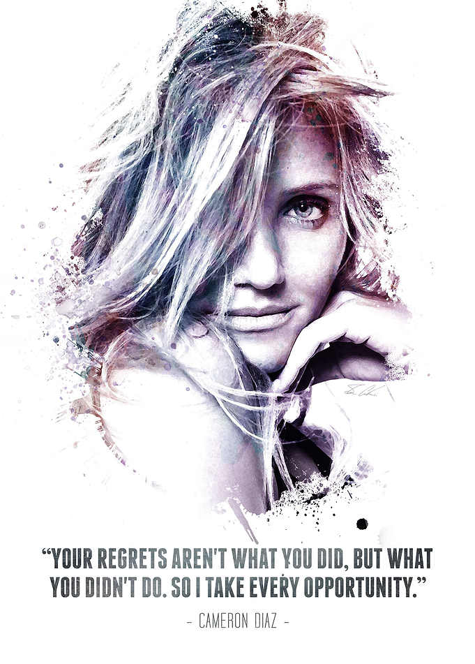 The Legendary Cameron Diaz and her quote.