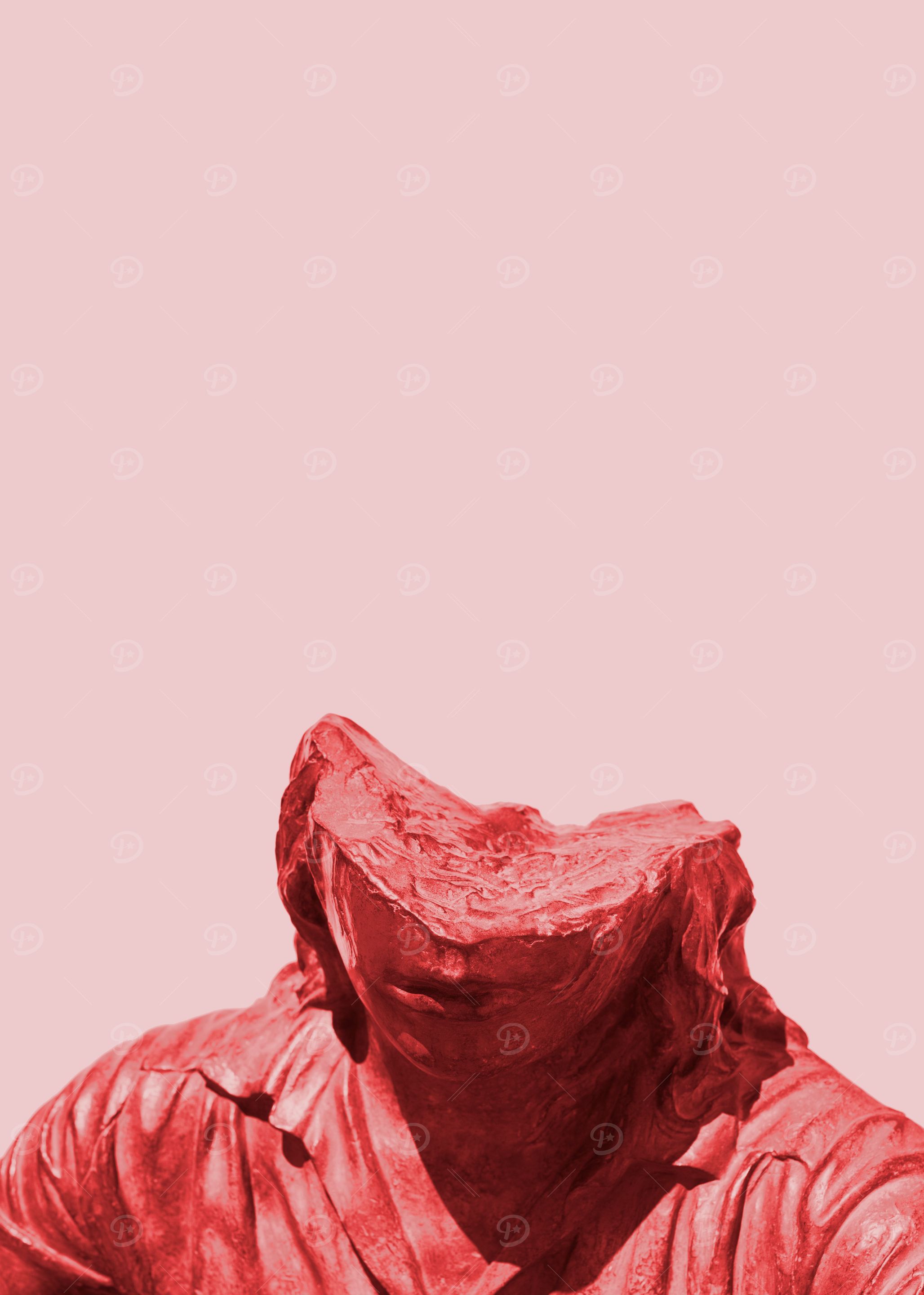 Shy red girl