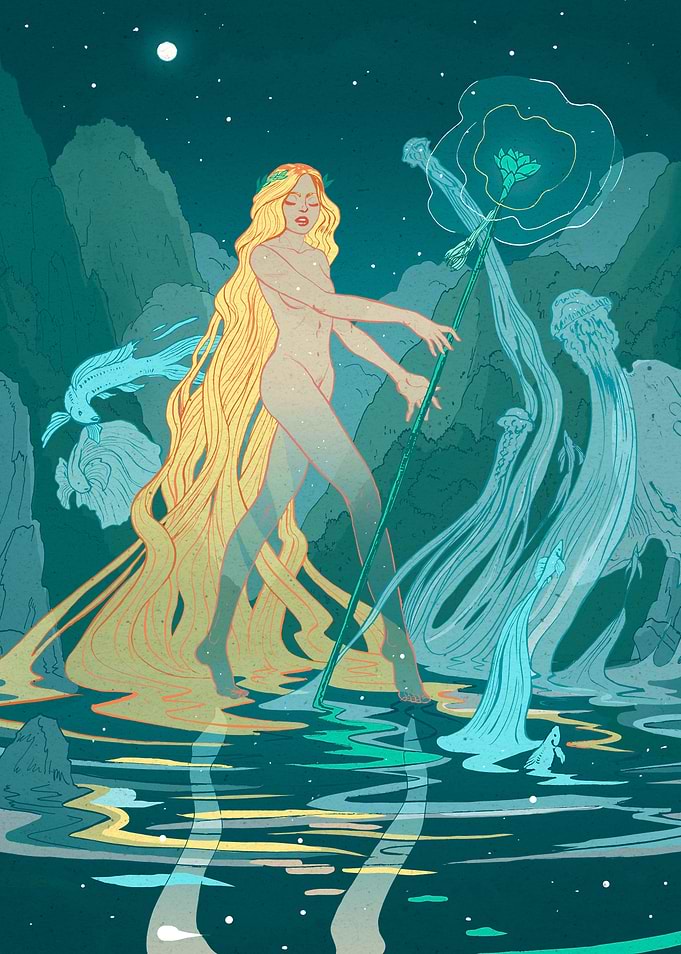 Secret rite at the river