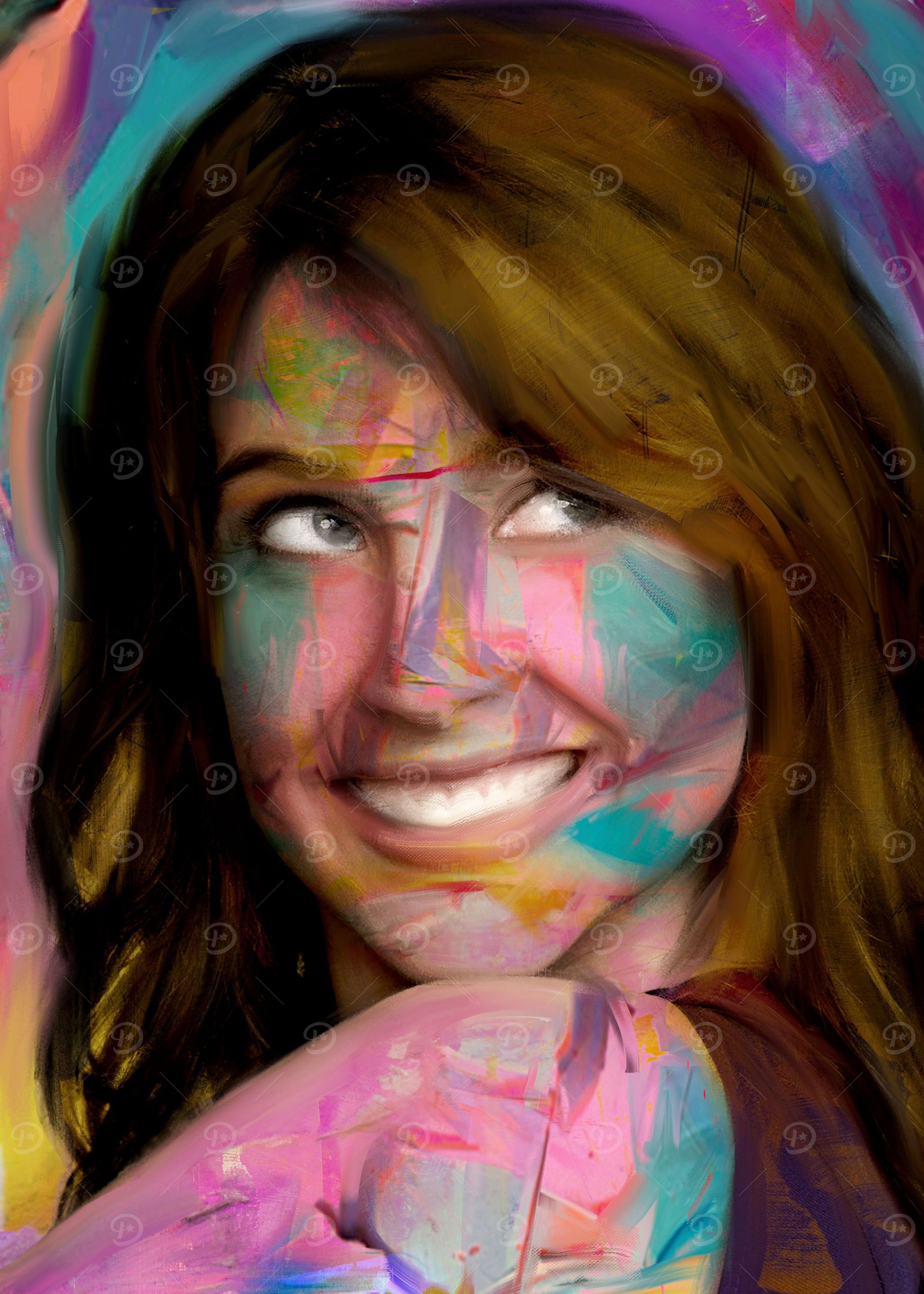 color smile