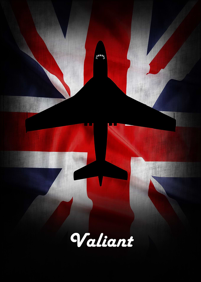 Royal Air Force Vickers Valiant Union Jack