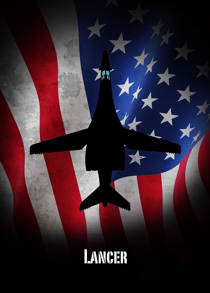 Rockwell B-1 Lancer Stars and Stripes