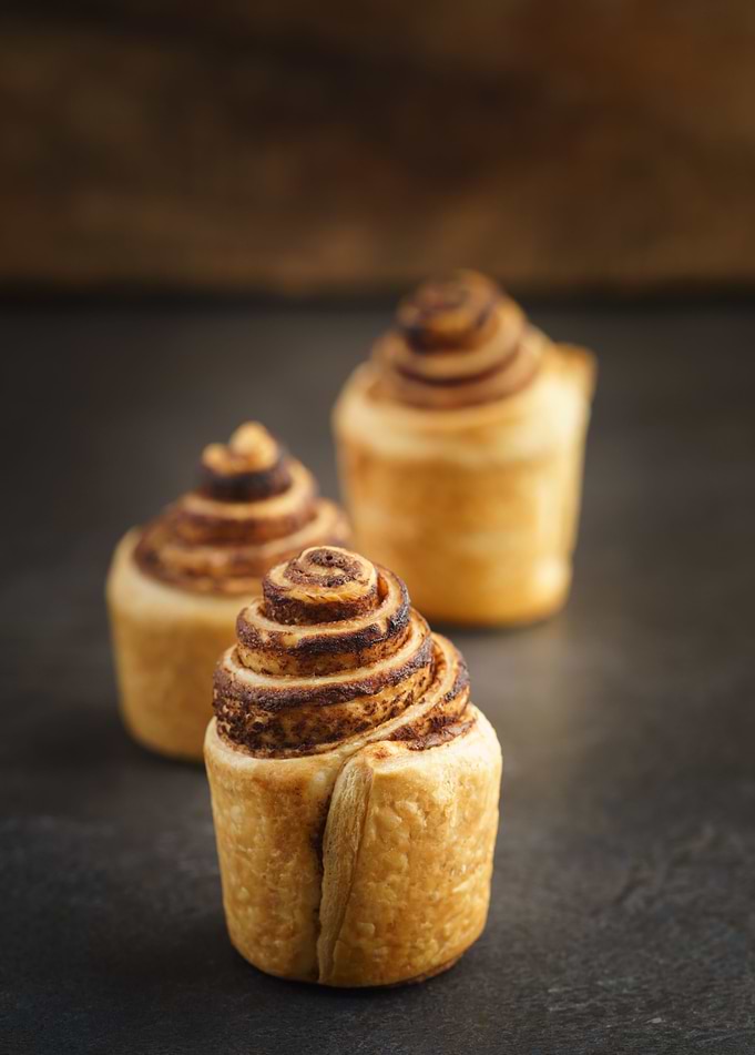 Fresh baked cruffins