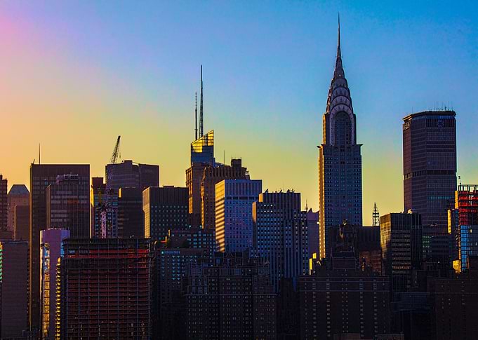 Chrysler Cityscape Sunset