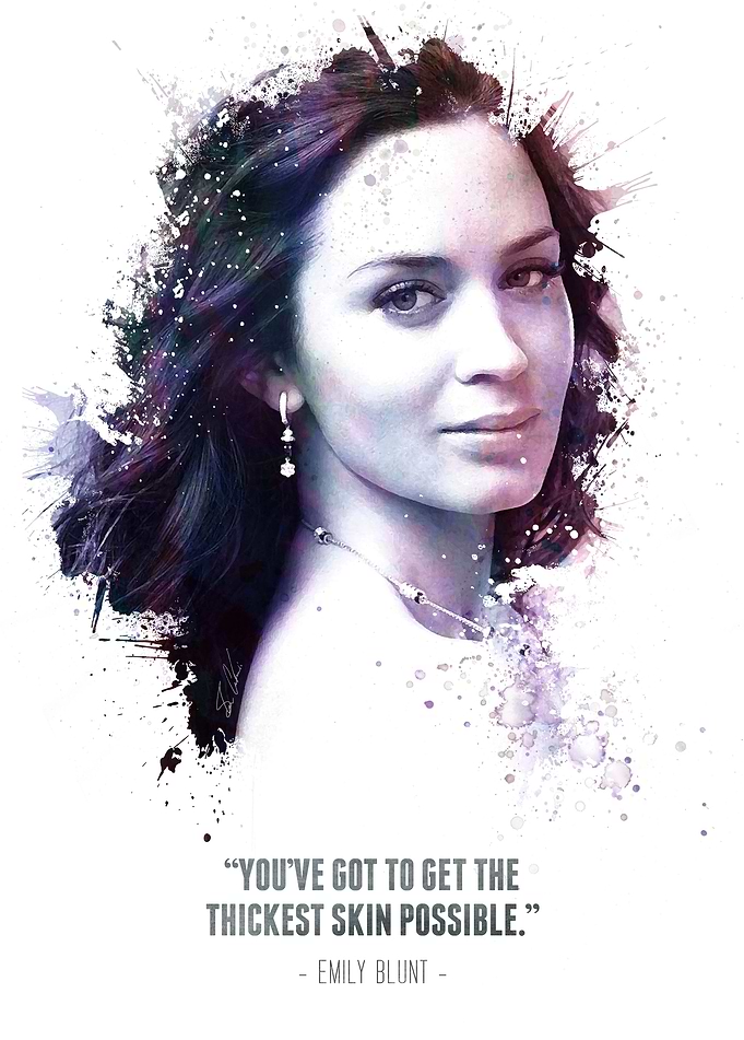 The Legendary Emily Blunt and her quote.