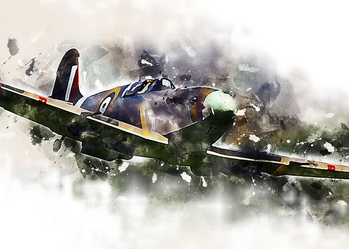 Supermarine Spitfire Painting