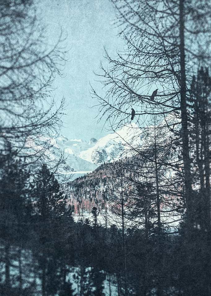 distant mountains