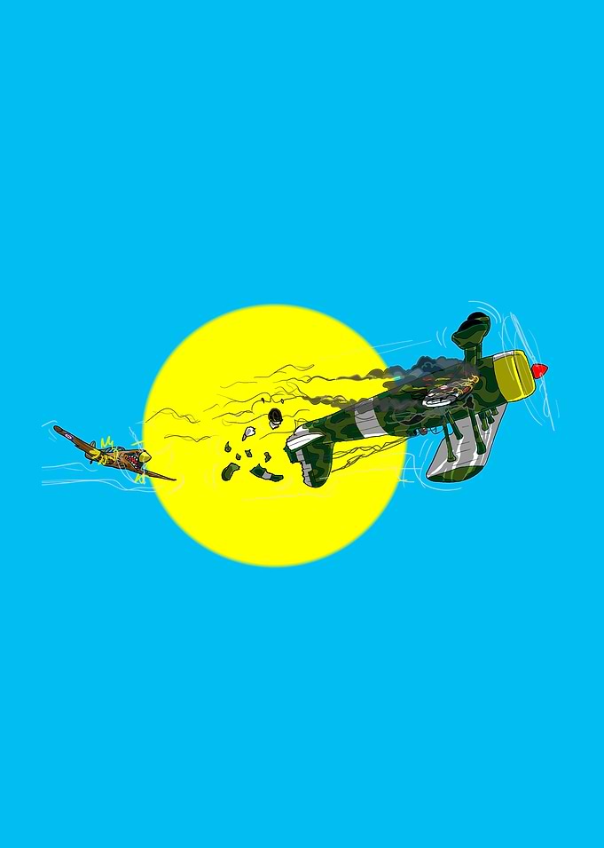 Hurricane vs Cr 42 Falco