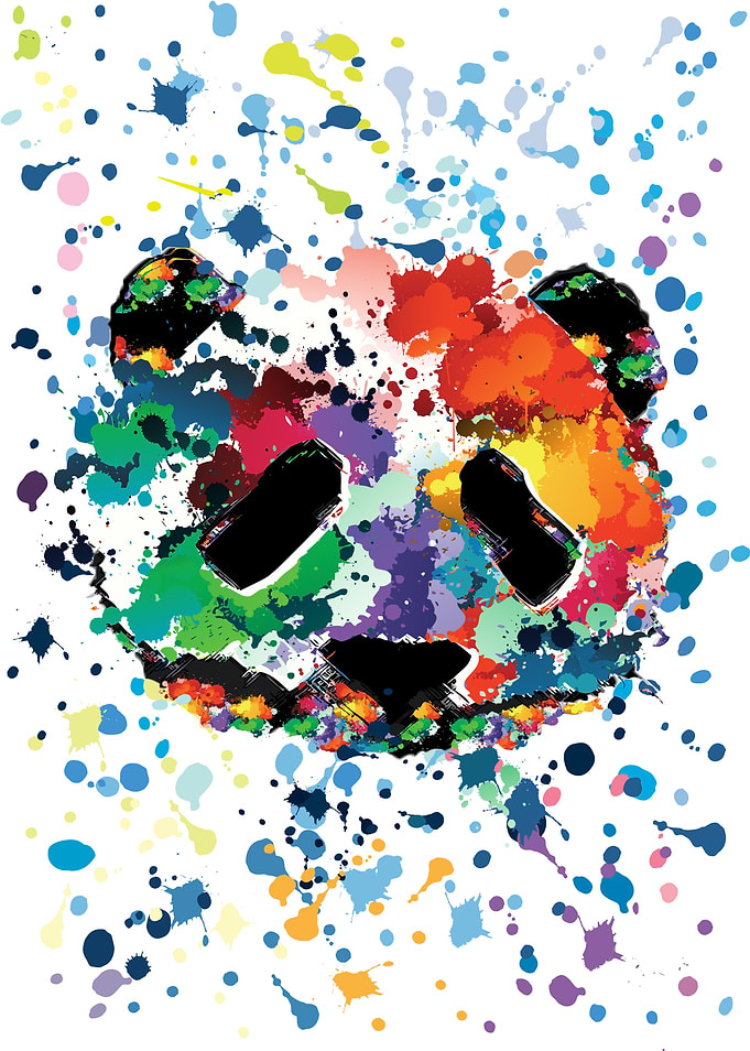 Splash panda