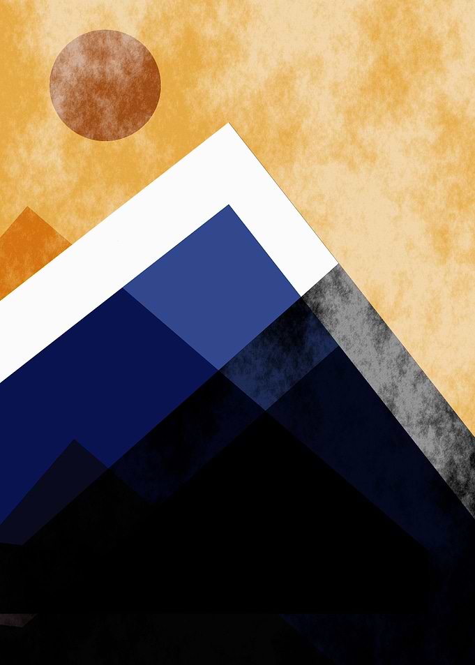 The blue mountains