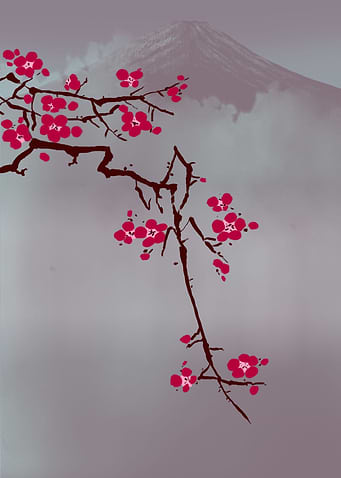 Japanese Mountain 07