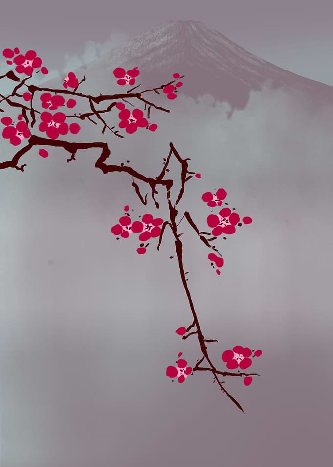 Japanese Mountain 07