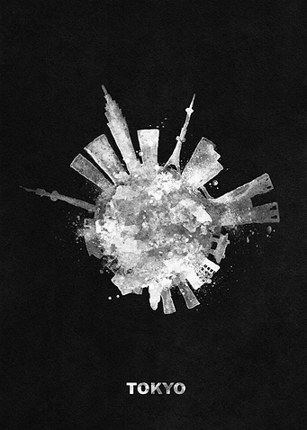 Tokyo Skyline White